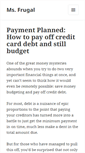 Mobile Screenshot of msfrugal.net