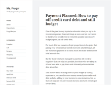 Tablet Screenshot of msfrugal.net